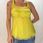 Early 2000’s Yellow Floral Tank Photo 0
