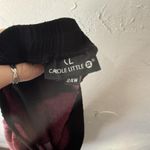 Carole Little Skirt Vintage 24W Red‎ Black Paisley Maxi Patchwork Silk Witchy Red Size 24 Photo 6