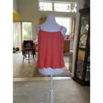 Women's Mossimo Supply Co. Coral Cold Shoulder Top Size S Photo 2