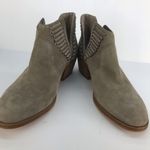 Vince Camuto  Women's Pevista Taupe Suede Leather Ankle Boots Bootie Photo 9