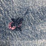 Lucky Brand  Sienna Boyfriend Jeans 4/27 Light Wash Embroidered Raw Hem Denim Photo 14