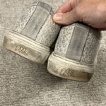 P448  Sally Italian Low Top Animal Cobra Silver Sneakers Shoe Womens 40 US 9.5 10 Photo 6