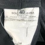 Dolce & Gabbana  Women's 100% Wool Striped Dress Pants Size EU 40 Made in Italy Photo 8