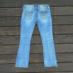 Y2K ReRock for Express Distressed Light Wash Blue Low Photo 2