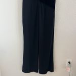 Ralph Lauren NWT Lauren  Velvet Straight Leg Jumpsuit Black 2 Photo 8