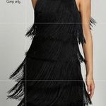 Black fringe & sequin flapper dress Size undefined Photo 1