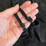 Forever 21 Floral Embroidered Maxi Dress Womens Size S Black Whimsygoth Photo 6