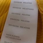 Urban Outfitters  Yellow Mustard Sleeveless Ribbed Knit Square Tank Crop Top L Photo 3