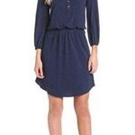 Lilly Pulitzer ✨ Beckett Blouson Jersey Dress in Navy ~ Size Small 💚🍄 Photo 0