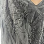 Victoria's Secret Vintage  Gold Label Pure Silk Black Lingerie Slip Dress Medium Photo 1