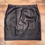 Amanda Smith Vintage 100% Sheep Napa Leather Lined Skirt in Excellent Condition Photo 5