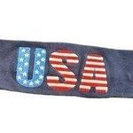 USA Flag Headband Patriotic Stretchy Hair Accessory Red Photo 0