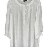 T7 NAPA VALLEY White Embroidered Blouse Top Boho Size XL Photo 0