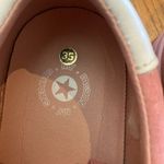 Matchboots ‘Rose Passion’ white leather pink suede lace up sneaker size 5 Photo 7