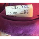 Prom Formal Dress Purple One Shoulder Long Embellished Beaded Cocktail Size S Photo 12