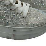 Betsey Johnson Sidny Pearl Sneakers Lace Up White 6.5 Photo 2