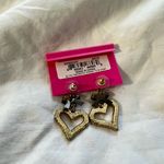 Betsey Johnson  heart earrings Photo 1