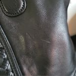 Cole Haan Black Devin Woven Leather Tote Bag Black Photo 5