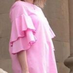 ZARA 💕💕 Ruffle Sleeve Mini Dress ~ Pink Large Photo 8