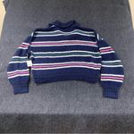 Free People NWT  Women's Kennedy Pullover Sweater oversize striped size large E5 Photo 11