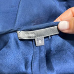 Vince Women's Navy Blue 3/4 Sleeve Quarter Zip Tunic Top Size Small Photo 2