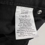Everlane  High Rise Black Ankle Jeans Stretch Five Pocket 26" Inseam Size 28 Photo 9