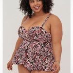 Torrid  Plus Size 1X DD/DDD Swim Dress Leopard Animal Print Bathing Suit Photo 0