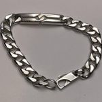 Gucci Infinity Knot Chain Bracelet Sterling Silver 925 - Preowned Photo 4