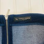 Tinseltown Dark Wash Stretch Denim Jean Skirt Sz 29 9 Photo 2