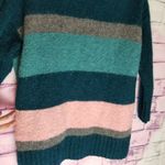 Lou & grey  FOR LOFT COLORBLOCK WOOL ALPACA CHENILLE SIDE SPLIT TUNIC SWEATER S Photo 4