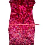 Boohoo  Pink Devore‎ Velvet Floral Cowl Neck Maxi Dress Size 4 Y2K Wedding EUC Photo 15