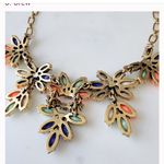 J.Crew  Multicolor Floral Statement Necklace 18 Inches Photo 13
