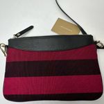 Burberry ULTRA RARE Overdyed Canvas Striped Peyton Crossbody Clutch Bag Photo 5