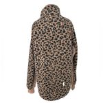 Abercrombie & Fitch Asymmetrical Snap Up Fleece Animal Print Photo 3