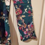 Crochet Floral Dark Green Long Sleeve Top Medium Photo 5