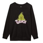 Torrid Size 2: Dr. Seuss The Grinch Classic Fit Cozy Fleece Crew Sweatshirt Photo 0