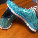 Nike - Green and blue free tr fit 4 size 8.5 Photo 4