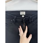 J. Crew 10” High Rise Toothpick Skinny Jean Women 31 Tall Black Preppy Skater Photo 2