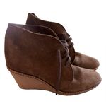 J.Crew MacAlister Wedge Boots, Size 5 – Italian Suede. Inspired by history! Photo 0
