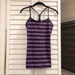 Lululemon Purple Striped Tank Top Photo 1