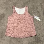 Olive & Oak  Pink Leopard Print Sleepwear Tank Top SIZE XL Photo 0