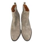 Lucky Brand Tan Suede Natania Ankle Booties Boots size 10 Photo 1