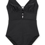 Adore Me  Andressa Contour Plus Women’s Black One Piece Swimsuit Size‎ 1X Beach Photo 0