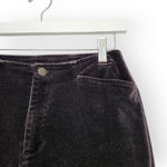 American Vintage Vintage Crazy Horse Chocolate Brown Velour High Waisted Straight Leg Pants 4 Photo 3