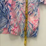 Lilly Pulitzer  Pink and Blue Patterned Top Size XL Photo 8