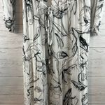 Milly Pierce Sketched Iris Off Shoulder Maxi Dress Size 4 Photo 2