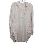 CP Shades Pink Linen Teton Tunic Dress Sz. S Photo 1