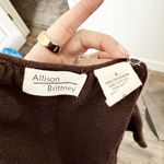 Allison Brittney [] Chocolate Brown Cashmere Round Neck Sheath Dress Size Large L Photo 9