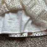 Tory Burch white eyelet lace mini skirt size 2 Photo 3