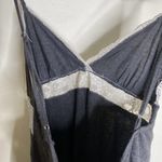 Ekouaer Gray & White Chemise Nightgown Slip Lace Lounge Dress Size Medium Photo 9